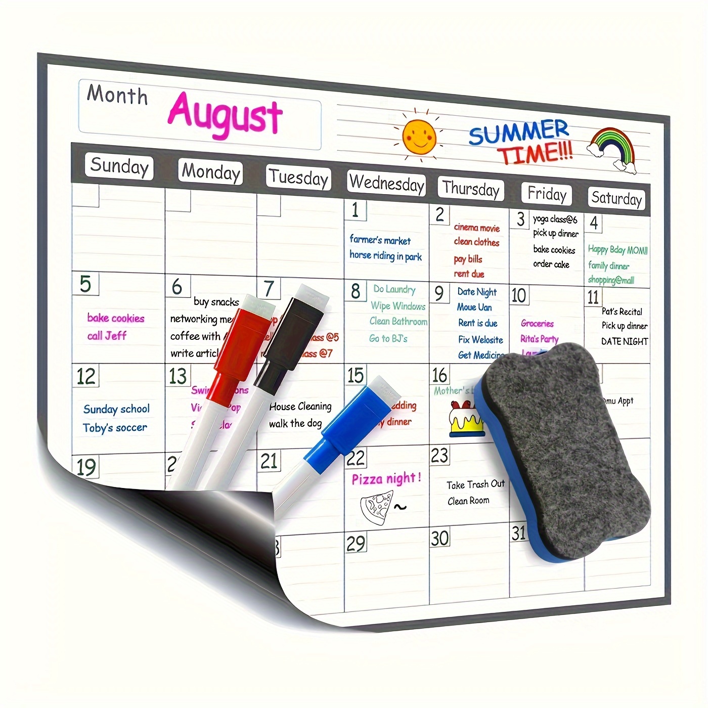 Commercial Kitchen Layout - O planejador de calendário de geladeira