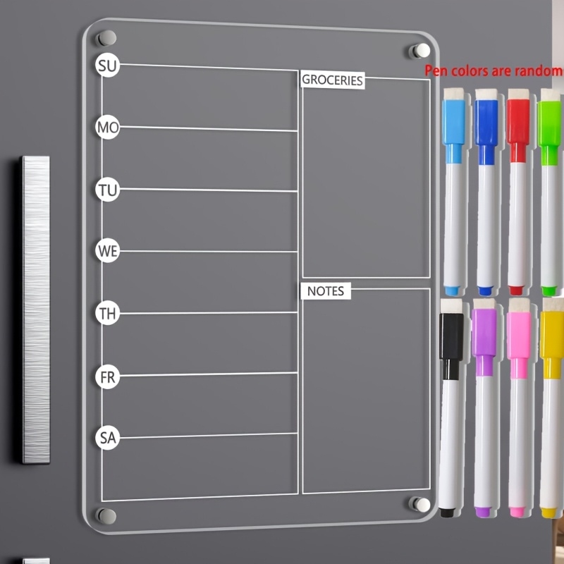 Commercial Kitchen Layout - Quadro Magnético de Planejamento de Refeições