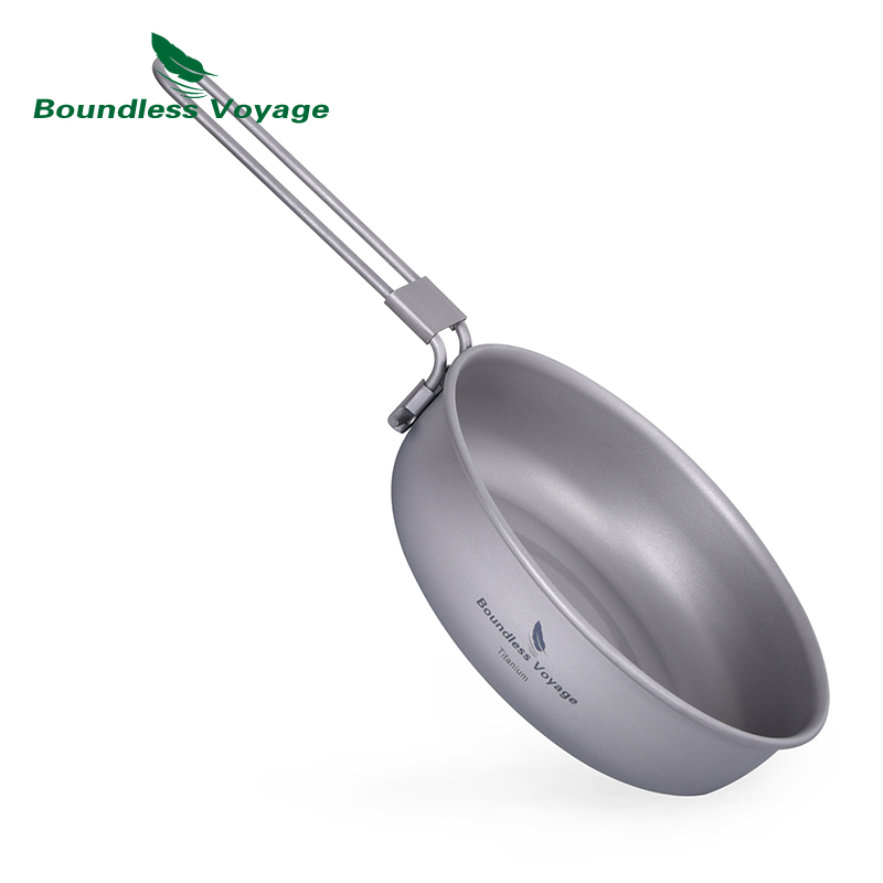 Commercial Kitchen Pots And Pans - Frigideira de titânio ultraleve Boundless Voyage