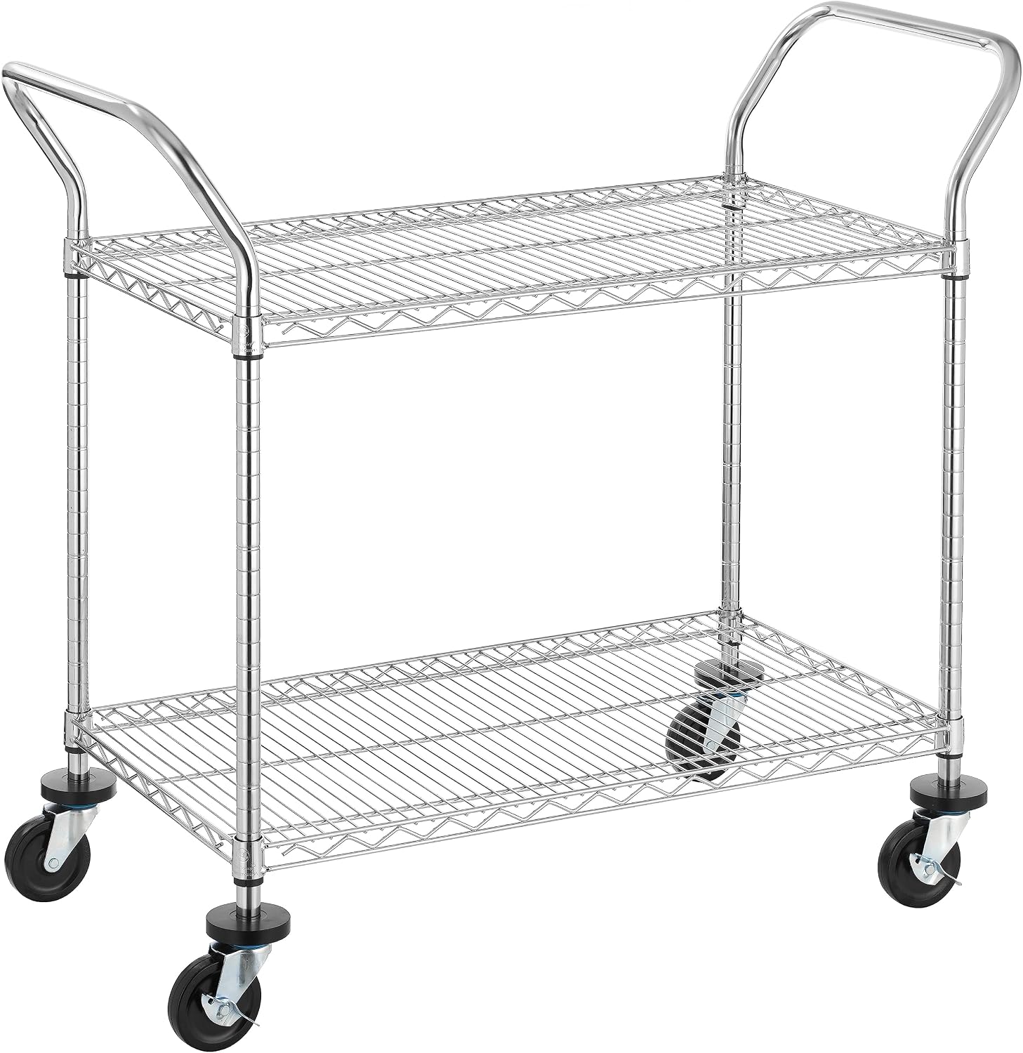 Commercial Kitchen On Wheels - Carrinho Comercial de 2 Níveis, Carrinho