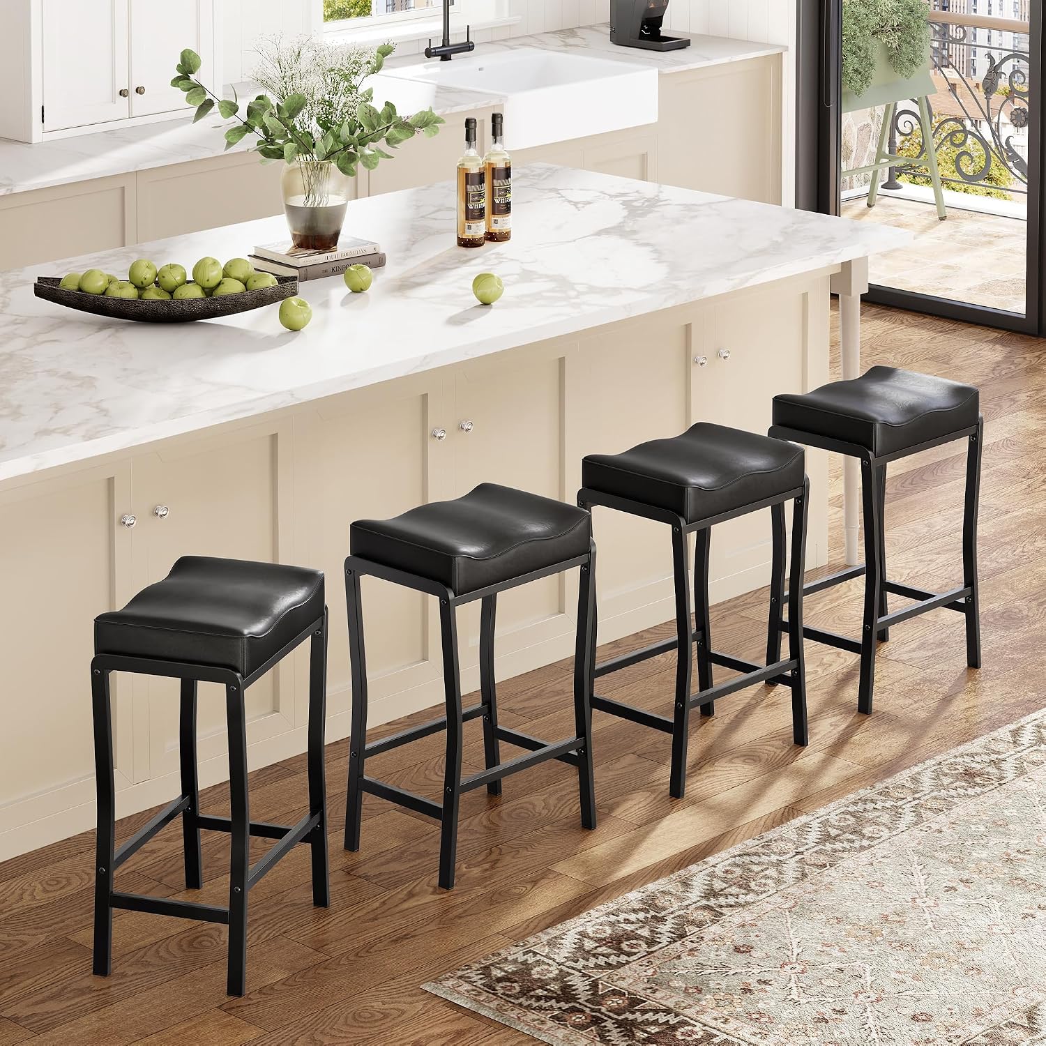 Commercial Kitchen And Bar - Conjunto de Banquetas de Bar Altura