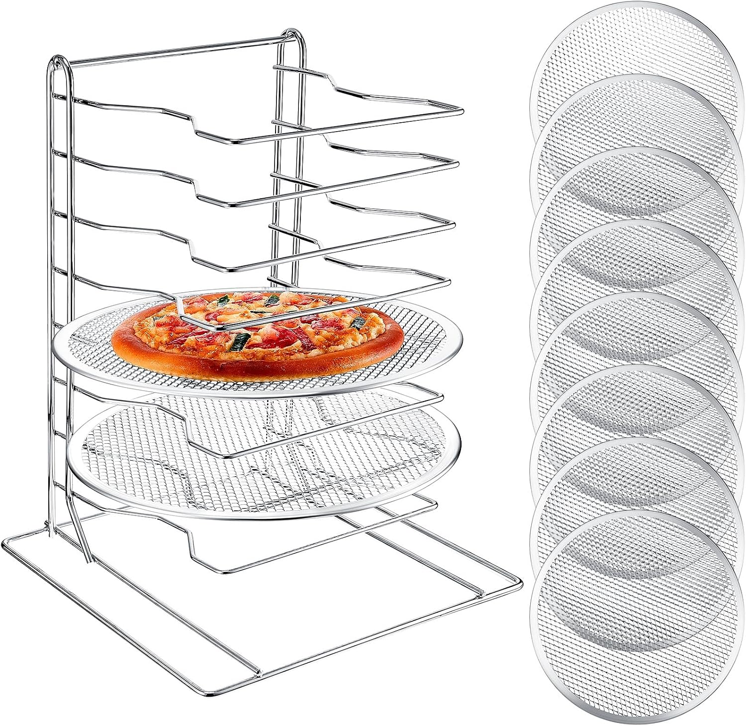 Suporte para Pizza de 8 Níveis - Commercial Kitchen In Home avaliação e preço
