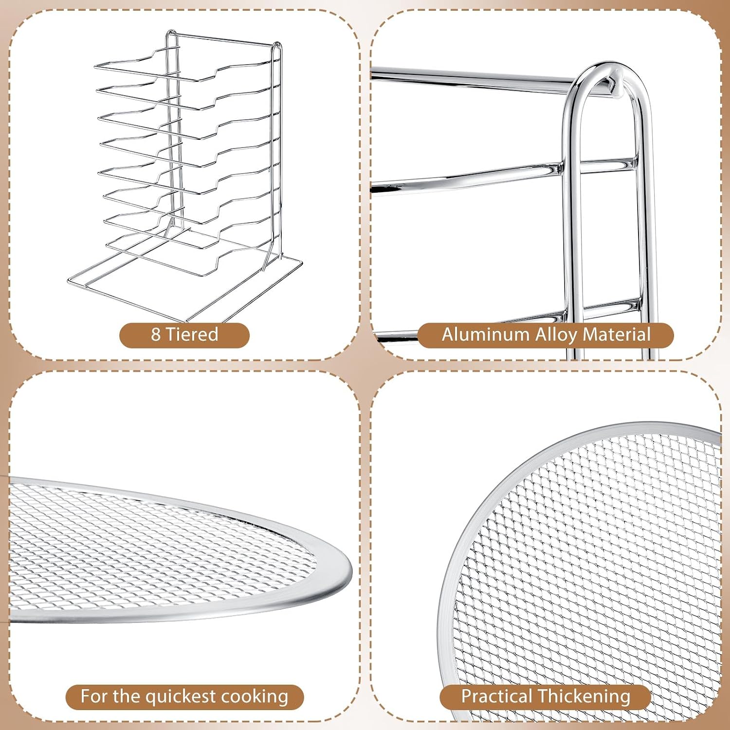 Suporte para Pizza de 8 Níveis - Commercial Kitchen In Home avaliação e preço