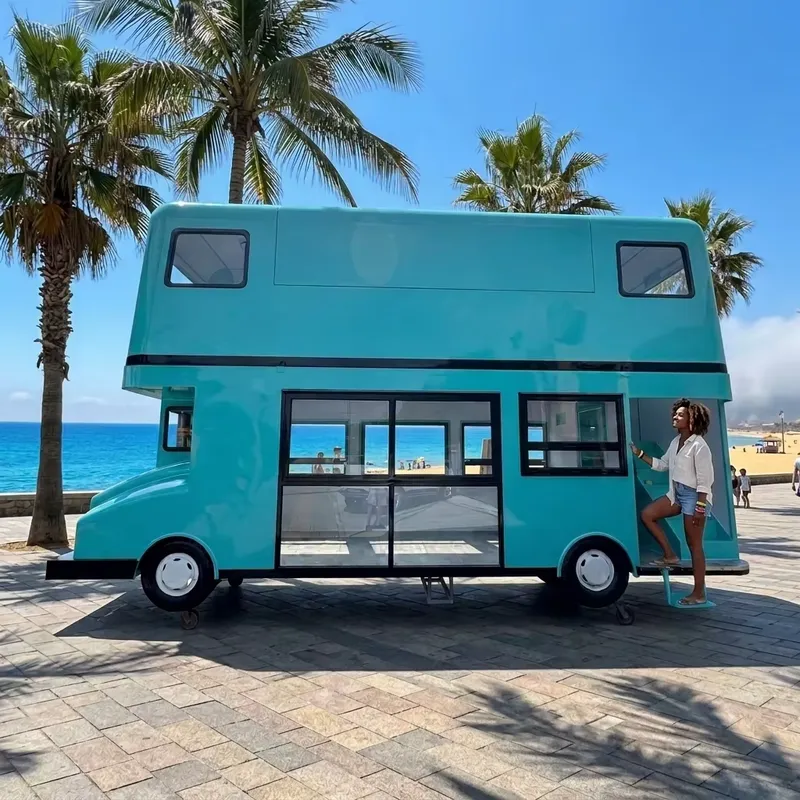 Food Truck Ônibus de Dois Anda - Commercial Kitchen On Wheels avaliação e preço