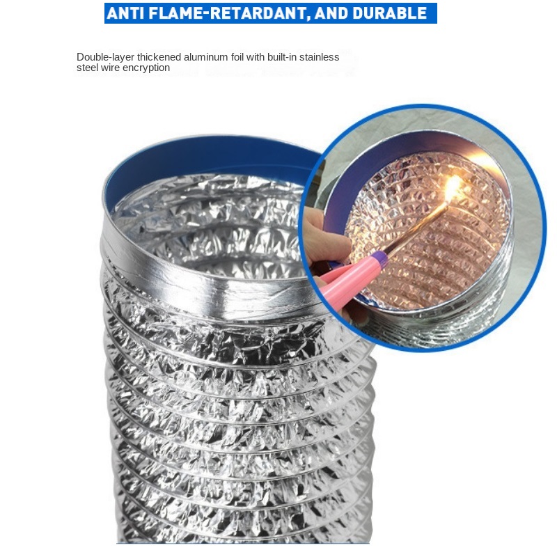 Alumínio Foil Ventilação Tubo, - Commercial Kitchen Exhaust avaliação e preço