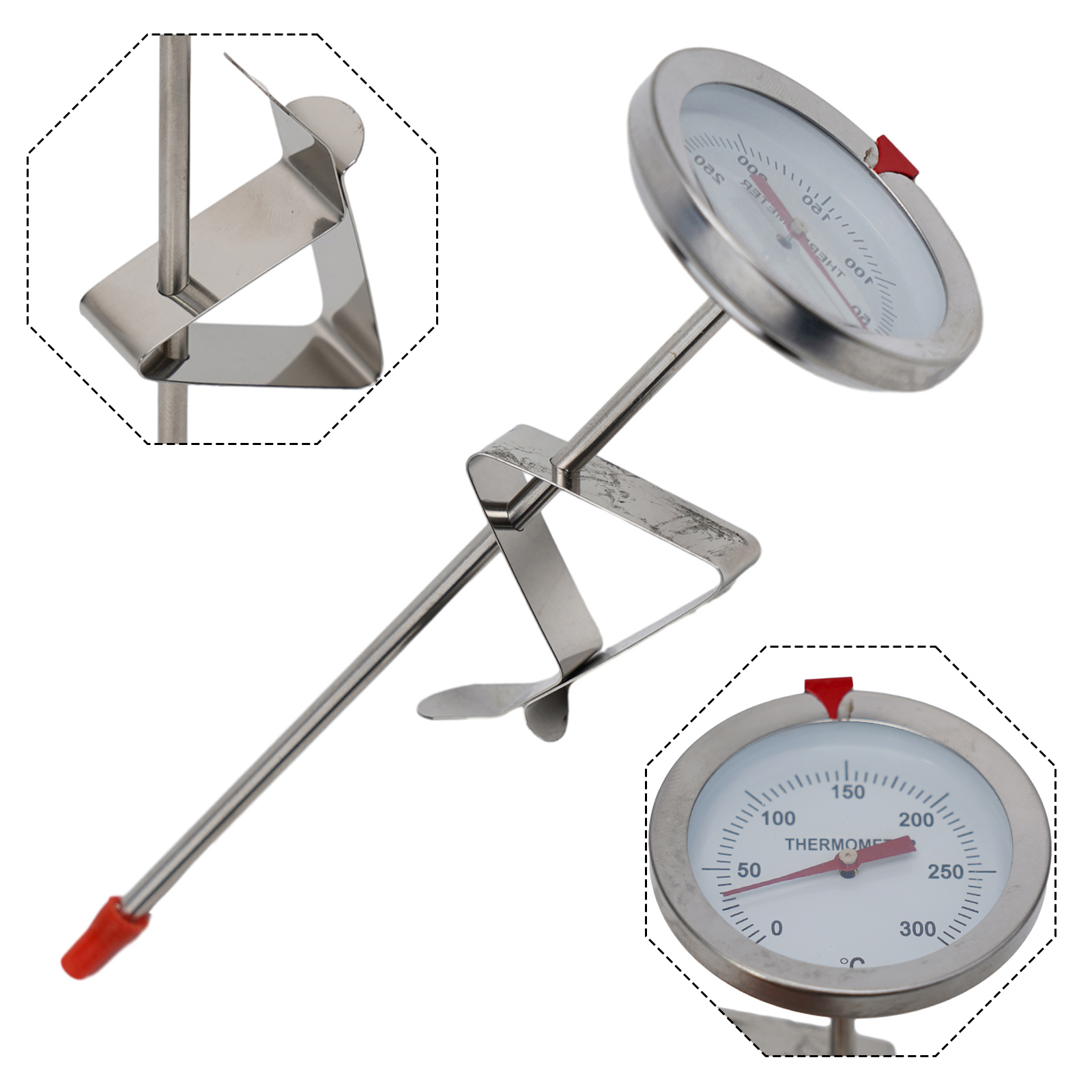 Termômetro de sonda de aço ino - Commercial Kitchen Equipment List avaliação e preço