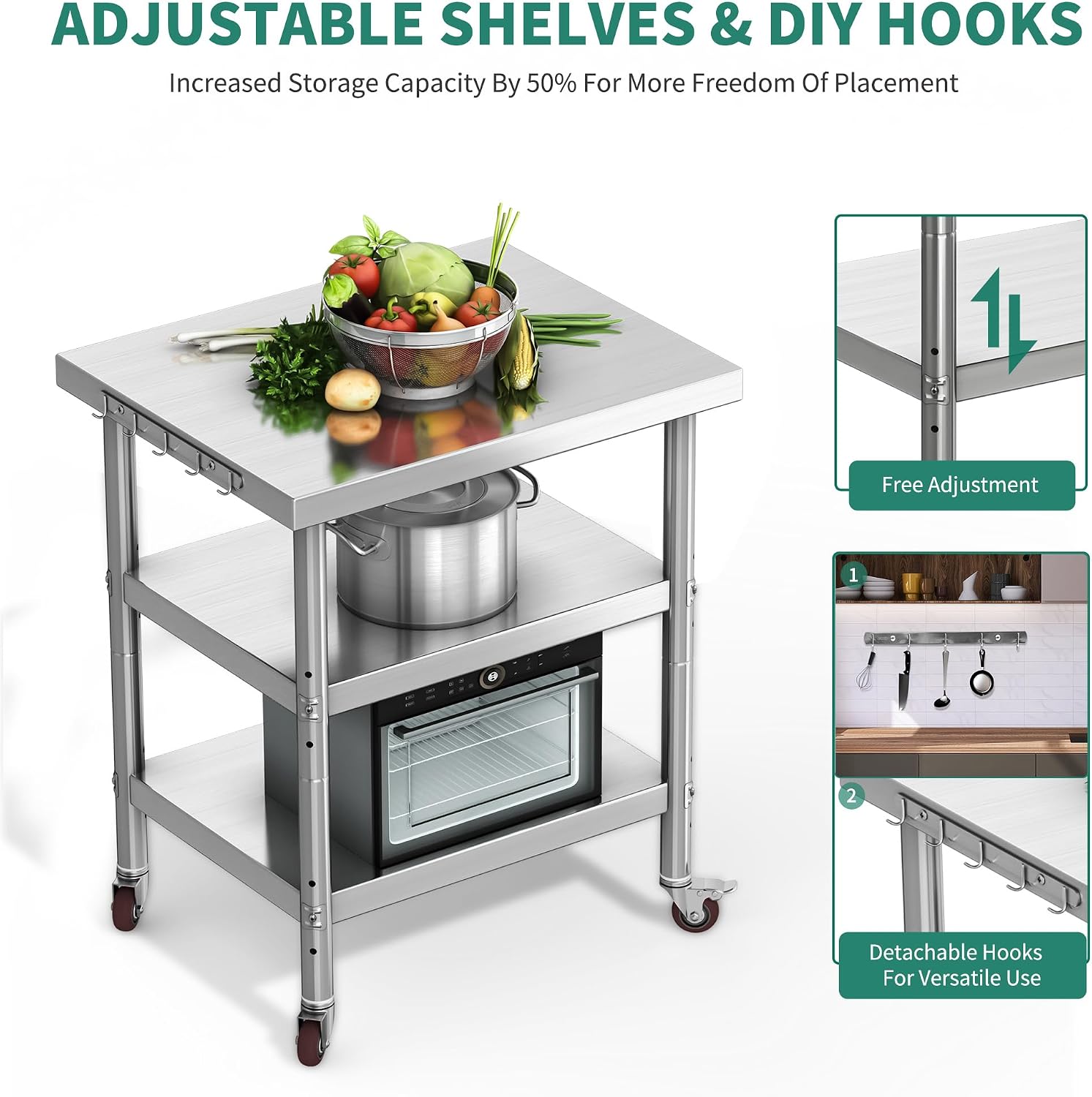 Mesa de Preparação de Alimento - Commercial Kitchen On Wheels avaliação e preço