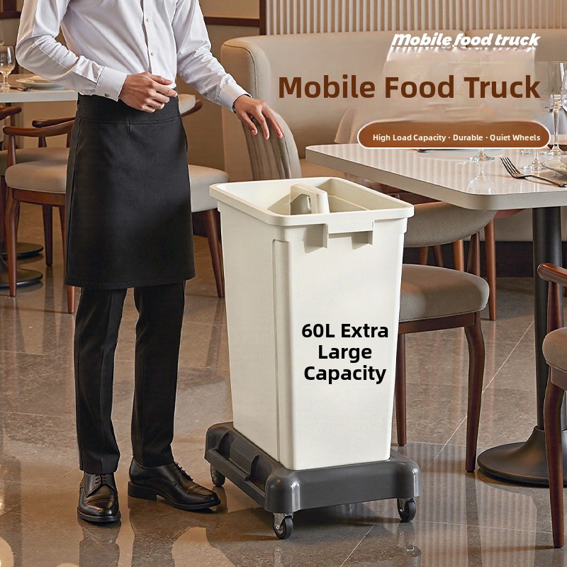 Lixeiras retangulares de grand - Commercial Kitchen On Wheels avaliação e preço