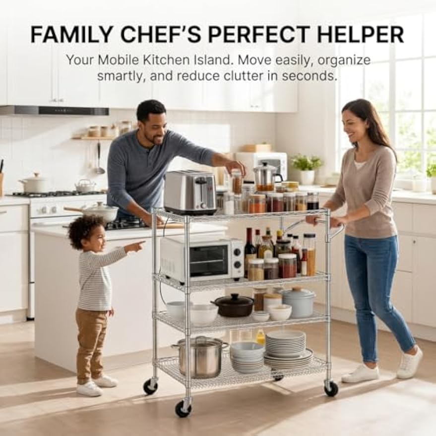 Carrinho Organizador Comercial - Commercial Kitchen On Wheels avaliação e preço